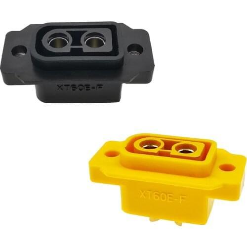 5pcs XT60E-F Female Plug Large Current Gold/Brass Ni Plated Connector Power Battery Connecting Adapter for DIY RC Electric Car