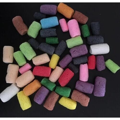 55Pcs/Bag Fishing Nuggets Water Soluble Colorful PVA Foam Fishing Tackles Carp Rig Tackle Accessories