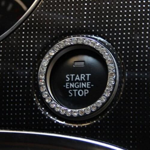 Diamond Ignition Switch Cover Decoration Sticker Protection Ring for BMW 1 2 3 4 5 6 7 Series X1 X3 X4 X5 X6 325 328 F30 F35 F10