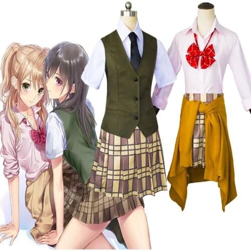 Anime Citrus Cosplay Costumes Yuzu Aihara Mei Aihara Cosplay Costume Halloween Carnival Party Women Costume School Uniforms