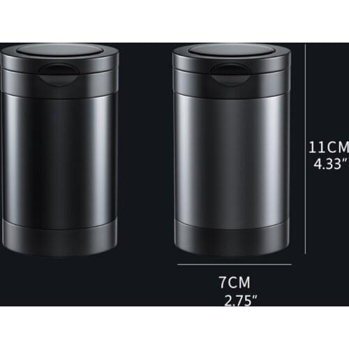 LED Lighting Car Ashtray High Flame Retardant Auto Ashtray Fireproof Material A5KD