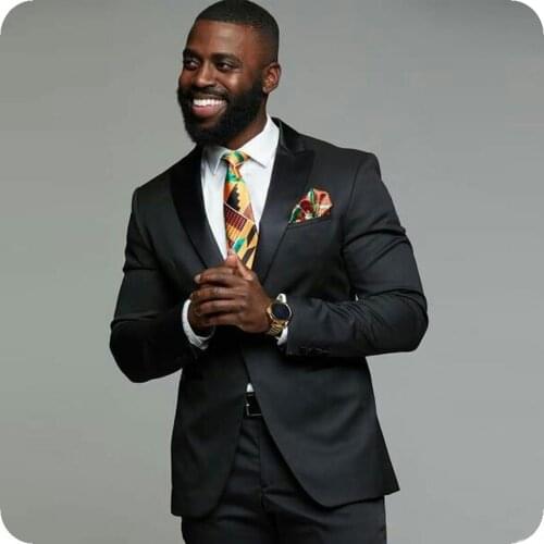 Suit Men Casual Business Slim Fits Social Blazer Wedding Groom Spring Autumn Custom Made Blazers Single Button Jacket+Pants