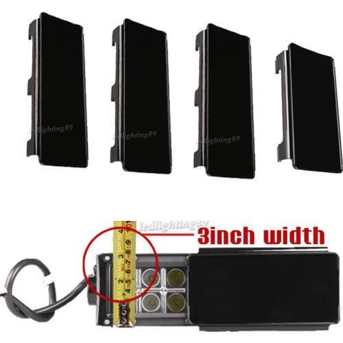 30 inch Snap on Dust Proof Lens cover Set 6" 8" Protector Black Amber Clear Red Blue Green for 32" 180W LED light bar Offroad