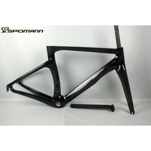 No painted Road bike frame 3K / 1k glossy/matte black carbon road bicycle frame cheap bike frameset bicicleta accessories