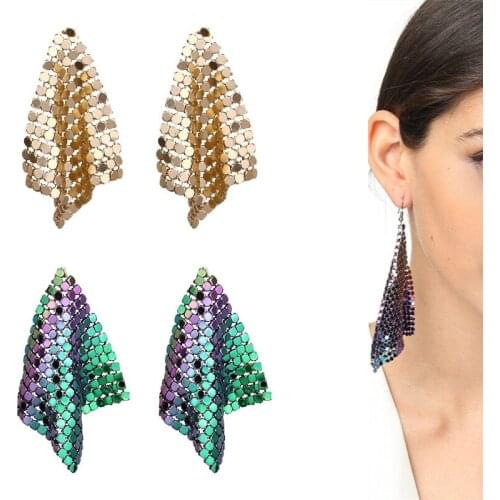 2020New 60Pcs Fashion Square Sequins Button for DIY Jewelry Earring and Necklace Pendants Accessories or Hair Decoration LX5