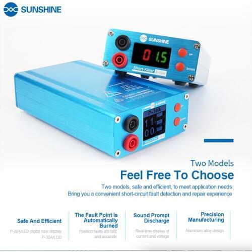 SUNSHINE P-20A/P-30A short-killer Short circuit fault detection for various mobile phones and computers