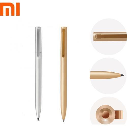 2colors Original Xiaomi Mijia Metal Sign Pens PREMEC Smooth Switzerland Refill 0.5mm Signing Pens Mi Aluminum Alloy Pens