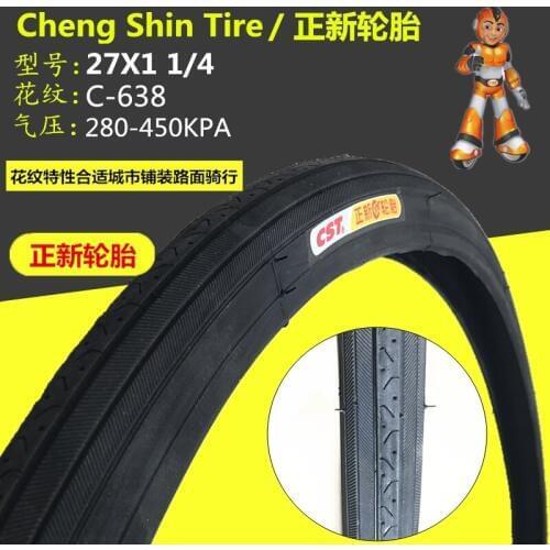 Original Bike Tyres 27 Inch 27x1 1/4 32-630 Bicycle Tire Road Bike Tires Cycling Riding SV Inner tube