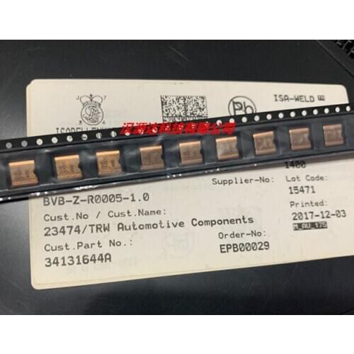 Original new 100% BVB-Z-R0005-1.0 copper sheet resistance 2725/2726-R0005 0.5MR 1% 5W (Inductor)