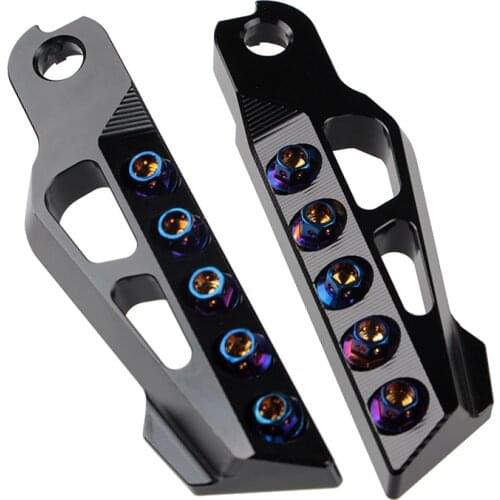 RamaAluminum alloy pedals Suitable for Yamaha scooter CYGNUS-X SR 125/150 rear seat pedal support CNC workmanship spinning pedal