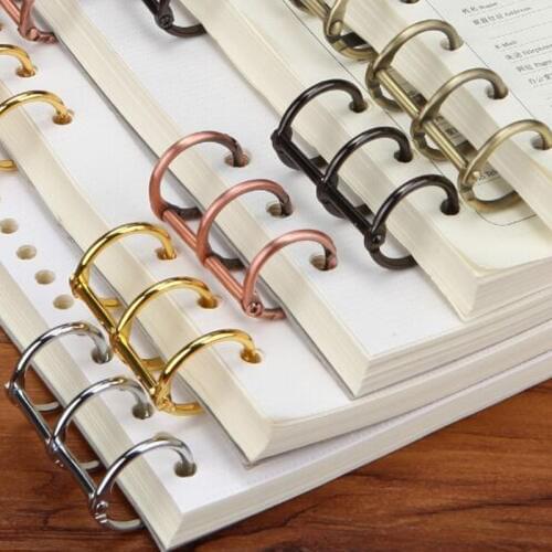 2Pc 2cm Metal Binder Rings Album Loose Leaf Book Ring Binder Scrapbook Clip Photo Calendar Circle Hinged School Binding Supplies