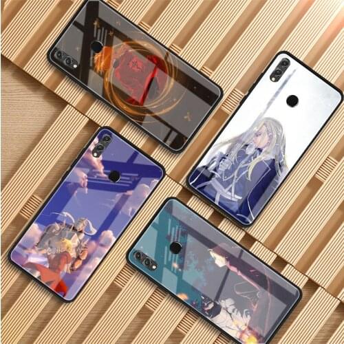 Full Metal Alchemist Brotherhood Tempered Glass Phone Case For Huawei P20 P30 P40 P40 Lite Pro Psmart Mate 20 30 Cover Shell