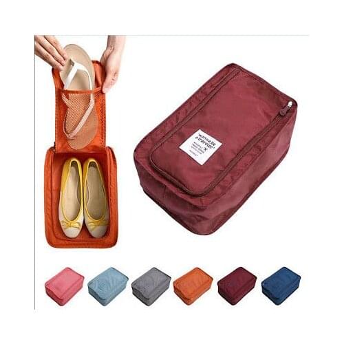 Portable Travel Organiser Tote Pouch Waterproof Shoes Storage Laundry Shoe Pouch Outdoor Home Tote Toiletries Hanging Bag