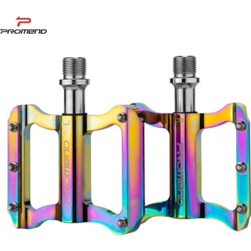 Bike Colorful Palin Non-slip Pedal Bicycle Bearing Riding Equipment Accessories R-41 Aluminum Alloy Road Bike Pedal Folding