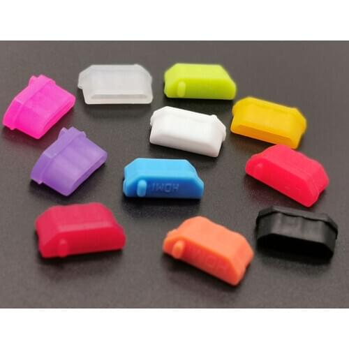 ChengHaoRan 10pcs/lot Silicone Anti Dust Plug Stopper Universal Dustproof USB Port HDMI Interface Cover For Laptop PC