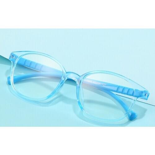 Blue Light Blocking Glasses for Kids Boys Girls Computer Optical Mirror Eyewear Child Anti Eyestrain Decorative Eyeglass Myopia