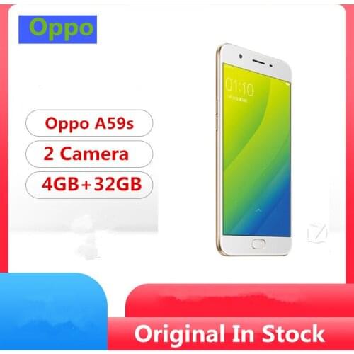 Global Firmware Oppo A59S 4G LTE Smart Phone MTK6750 Octa Core Android 5.1 5.5" IPS 1280x720 4GB RAM 32GB ROM 16.0MP Fingerprint