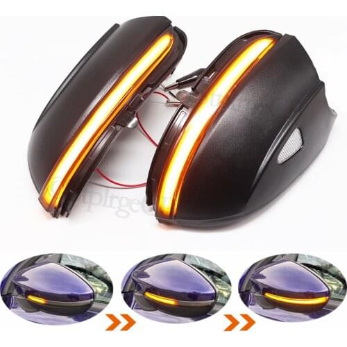 Highlight LED dynamic turn signal rearview mirror indicator flashing light For Volkswagen VW Sagitar 2012 2013 2014 2015-2018