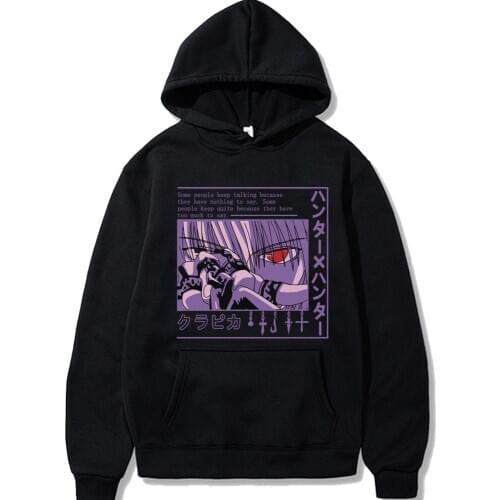 Anime Hunter X Hunter hoodie for Men women long Sleeve Anime Manga Kurapika HxH Devil Eye hoodie pullover Tops Gift men hoodie
