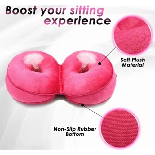 Comfortable Cute Pillow Multi Function Fluffy Beautiful Buttock Cushion Folded Pillow Beautiful Buttocks Cushion Backrest Pillow