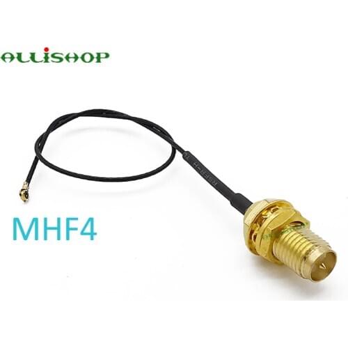 RF RP SMA Female Male Pin to UFL./IPX MHF4 Female Connector UFL SMA Pigtail Cord 0.81mm for PCI WiFi Card Wireless Router