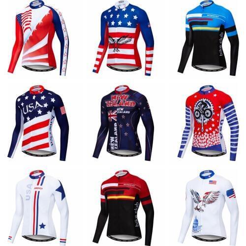 Weimostar Long Sleeve Cycling Jersey Men Autumn Spring Bicycle Clothing Ropa Ciclismo Pro Team Road MTB Bike Jersey