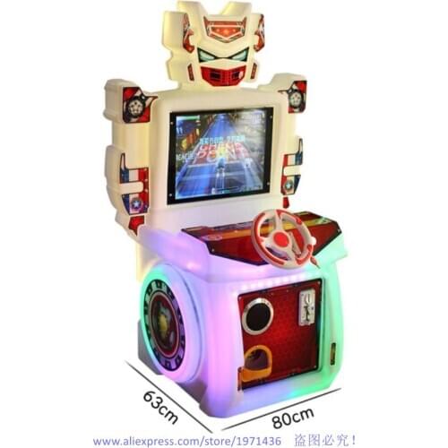 High Quality Amusement Device Token Coin Operated Drive Racing Car Arcade Game Machine For Boys And Girls