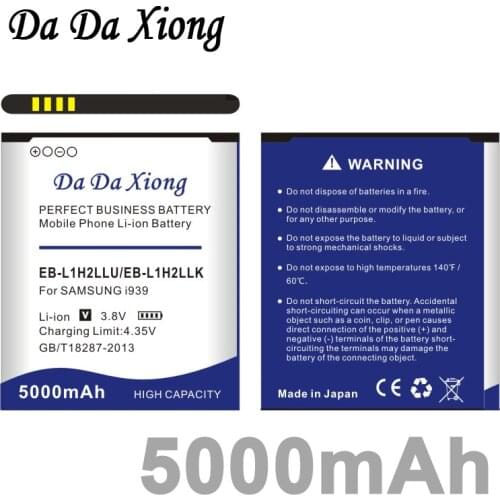 Da Da Xiong 5000mAh EB-L1H2LLU EB-L1H2LLK EB-L1L7LLU Battery for Samsung Galaxy Premier i9260 i9268 i939 i9305 E210S E210L E210K