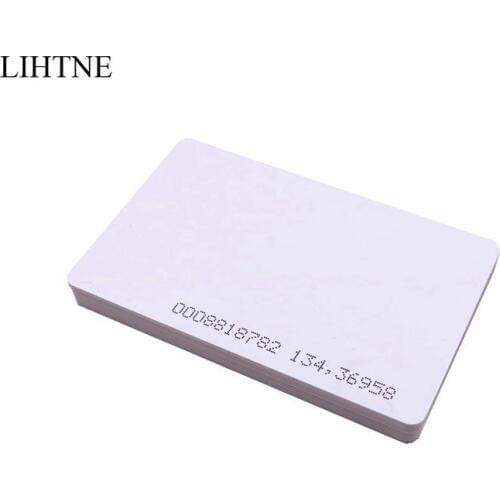 10PCS 125KHz EM4100 TK4100 RFID Proximity ID Cards for Access Control System Time Attendance System