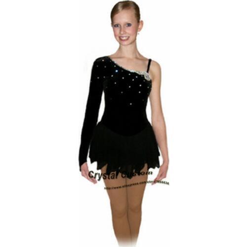 2015 Girls Figure Skating Dresses Fashion New Brand Vogue Figure Skating Competition Dress Customized DR3127