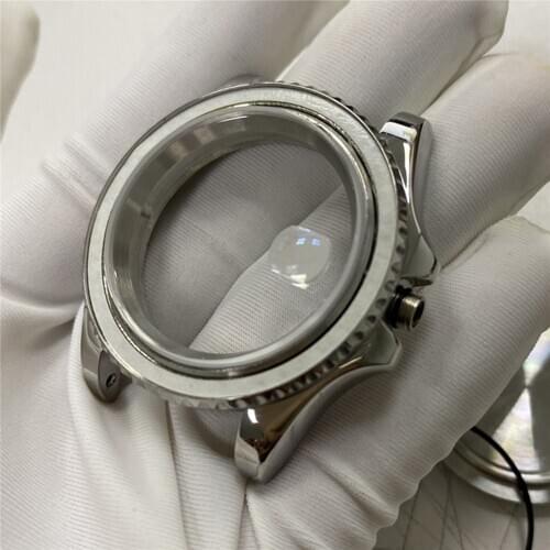 40MM Stainless Steel Watch Case Replacement for Miyota 8215 8200 821A for Mingzhu 2813 Watch Movement