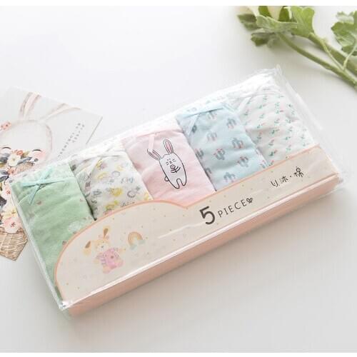 5Pcs/lot Girls Boys Cotton Boxer Briefs Girl Panties Boys Boxer Shorts Childrens Panties Kids Underwear For 2-14 Years BU041