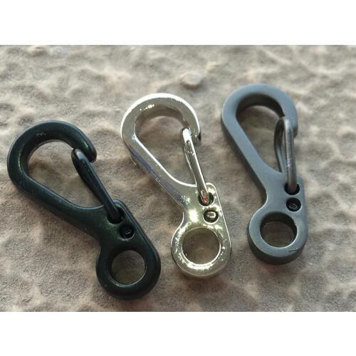 500pcs/lot Mini SF Carabiner Climbing Backpack Spring Clasps EDC Keychain Bottle Hooks free shipping
