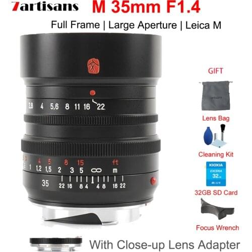 7artisans M35mm f1.4 for Leica M8 M9 M10 M2 /M3/M4 Full Frame M-Mount