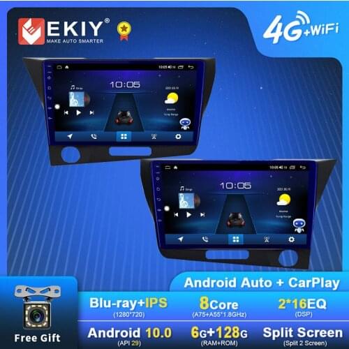 EKIY Android Car Radio For Honda CRZ 2010 - 2016 Navigation GPS 1280*720 IPS DSP Carplay Multimedia Player Auto Stereo Video DVD