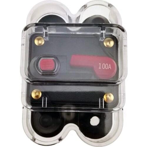 Circuit Breaker Trolling Motor Auto Car Marine Boat Bike Stereo Audio Inline Fuse Inverter with Waterproof Cover