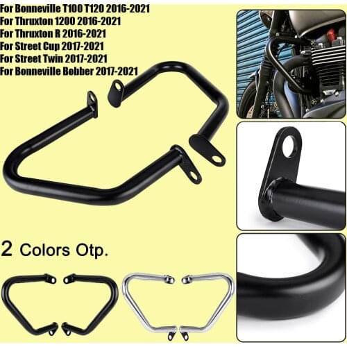 Bumper Engine Guard Crash Bar for Triumph Bonneville T100 T120 Thruxton 1200 R Street Cup / Twin Bonneville Bobber 2021 2020