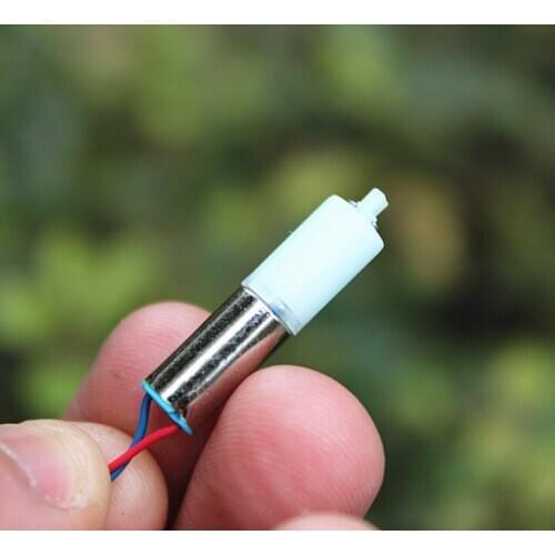 Free shipping 2pcs 6*22.8mm DC3V 80RPM miniature three-stage planetary reduction hollow cup motor use for aircraft model/toy/DIY