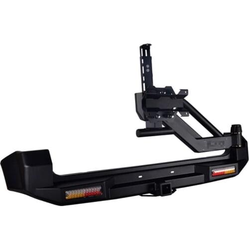 Big Promotion Hot Sell Rear Bumper For Suzuki Jimny JB23 JB43 1998-2017 with Tire Rack & Led Light