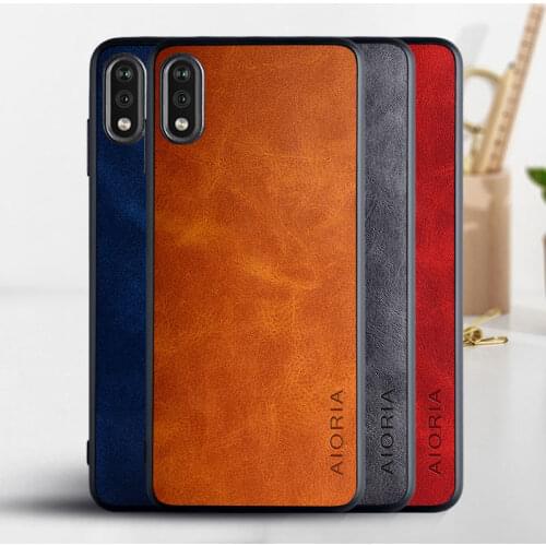 Phone Case for Sony Xperia Ace 2 coque Luxury Vintage leather Skin covers for sony xperia ace 2 case funda capa