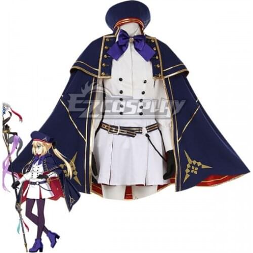 Fate Grand Order FGO Caster Artoria Pendragon Stage 2 Girls Dress Party Halloween Suit Outfit Christmas Set Cosplay Costume E001