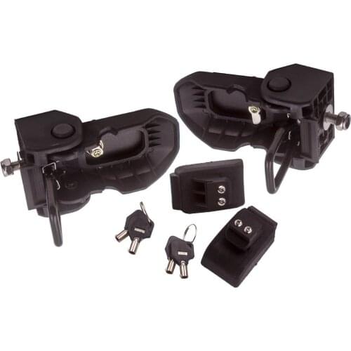 Hood Lock Latches Buckle Pins Catch with Key Kit For Jeep Wrangler JL 2018-2019