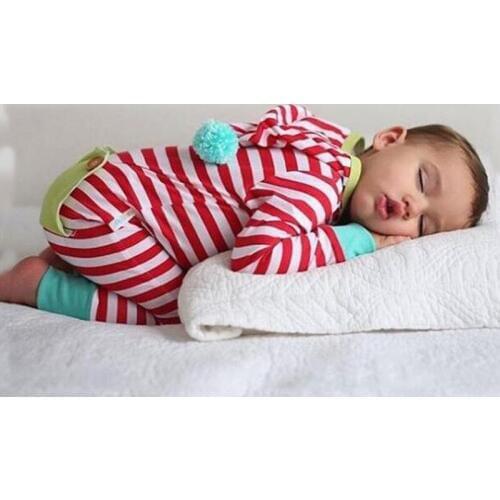 Newborn Infant Baby Girl Rompers Striped Hooded Long Sleeve Cotton PP Pocket Playsuit Tracksuit Outfit Infant Clothes