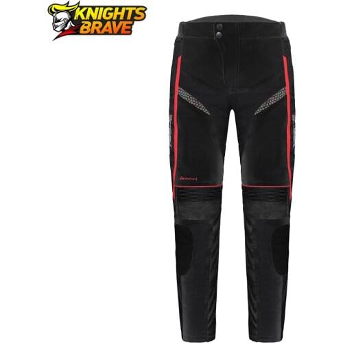 Motorcycle Pants Waterproof Protective Gear Moto Motocross Pants Motorcycle Riding Trousers Pantalon Men Pantalon Moto Black