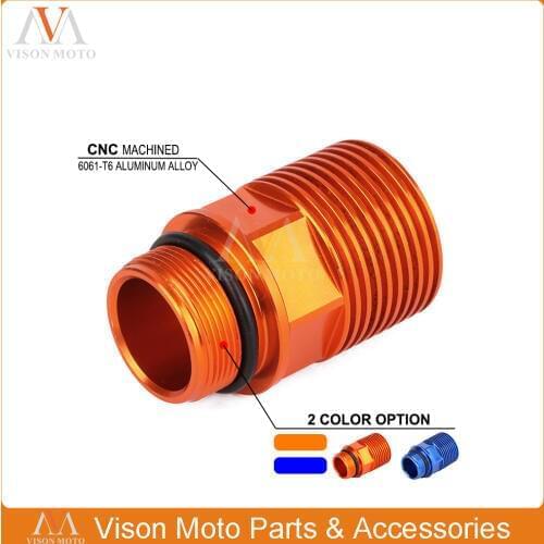 Motorcycle CNC Rear Brake Reservoir Cover Cooling Extender For KTM SX EXC SXF EXCF 125 144 150 200 250 350 400 450 500 525 530