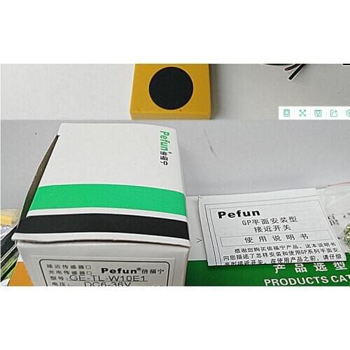 Genuine flat inductive proximity switch GE-TL-V10E1 pefun