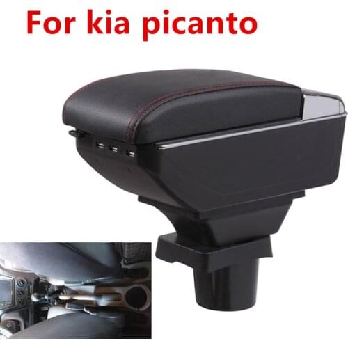 For kia picanto armrest box with usb