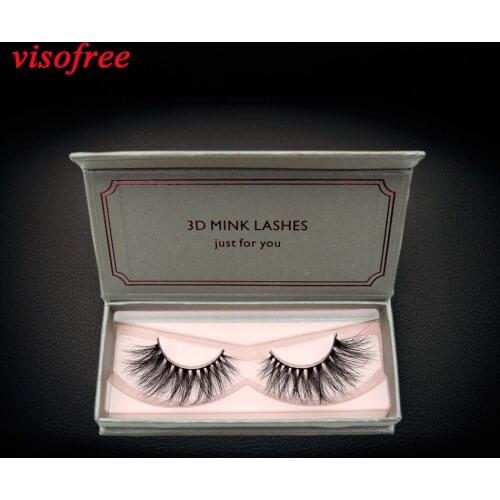 Visofree Eyelashes 3D Mink Lashes Hand Made Thick False Eyelash Full Strip Lashes High Volume Cruelty free Lashes 21