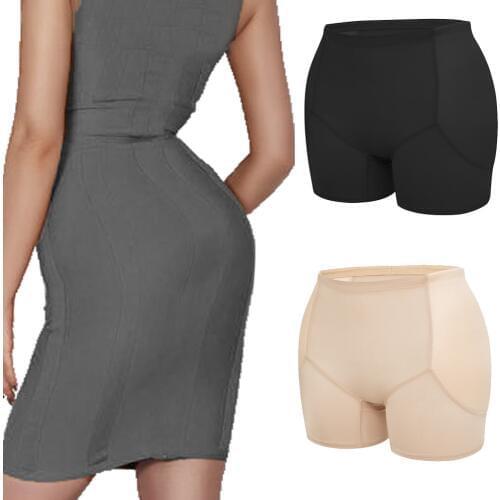 Seamless Fake Butt Women Shaper Butt Lifter Enhancer Padded Control Panties Boyshort Briefs Fake Ass Buttock Hip Pants Underwear