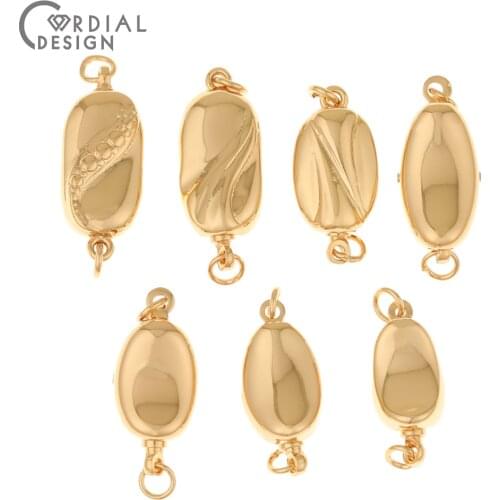 Cordial Design Jewelry Accessories/DIY Connectors/Hand Made/Clasps & Hooks/Genuine Gold Plating/Jewelry Findings & Components